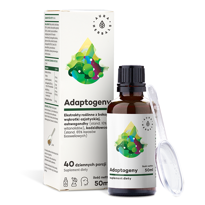 Adaptogene - Pennywort Ashwagandha Räucherstäbchen - flüssig 50ml AURA HERBALS - Biogo.de