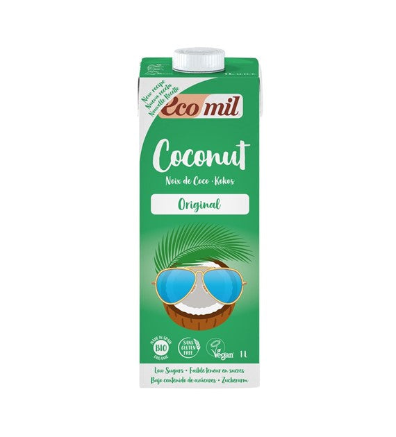 Kokosdrink gesüßt mit Agavensirup BIO 1000 ml ECOMIL - Biogo.de