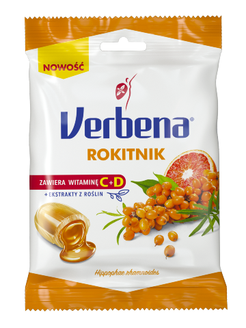 Kräuterbonbons Sanddorn 60g VERBENA - Biogo.de