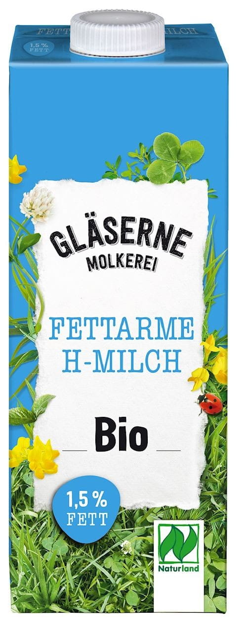 Uht-Milch 15% BIO 1000ml - GLASERNE MEIEREI