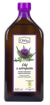 Mariendistelöl, kaltgepresst und roh 500ml OLVITA