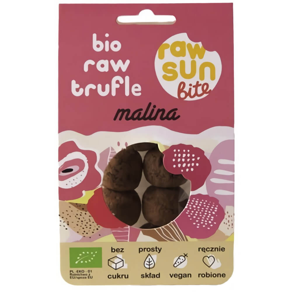 Himbeertrüffel BIO 105 g - RAW SUN BITE