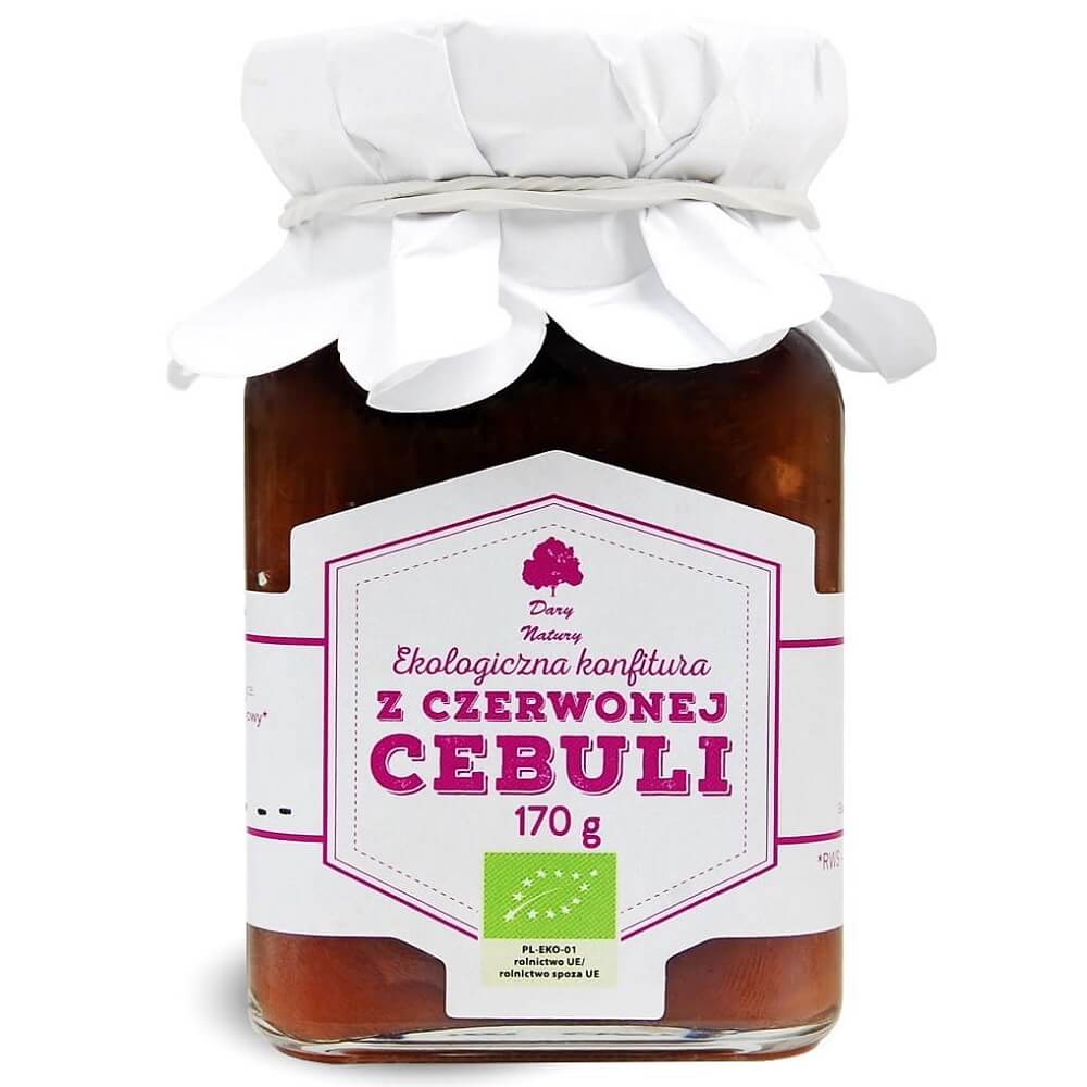 Rote Zwiebelmarmelade BIO 170 g - GESCHENKE DER NATUR