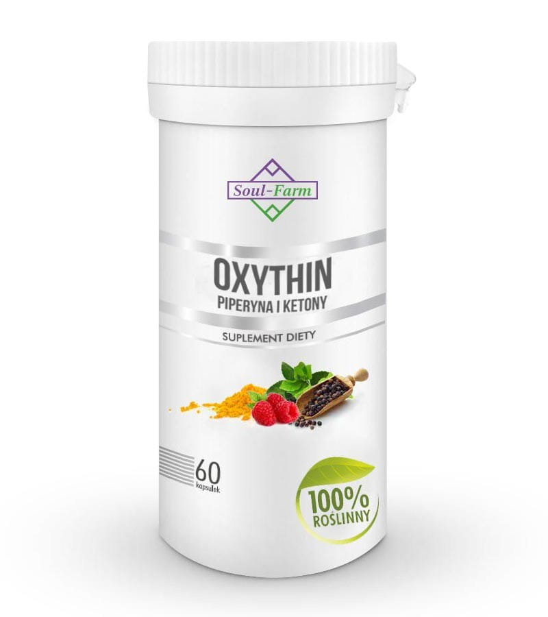 Oxythin Piperin und Ketone 60 Kapseln (560 mg) - SOUL FARM