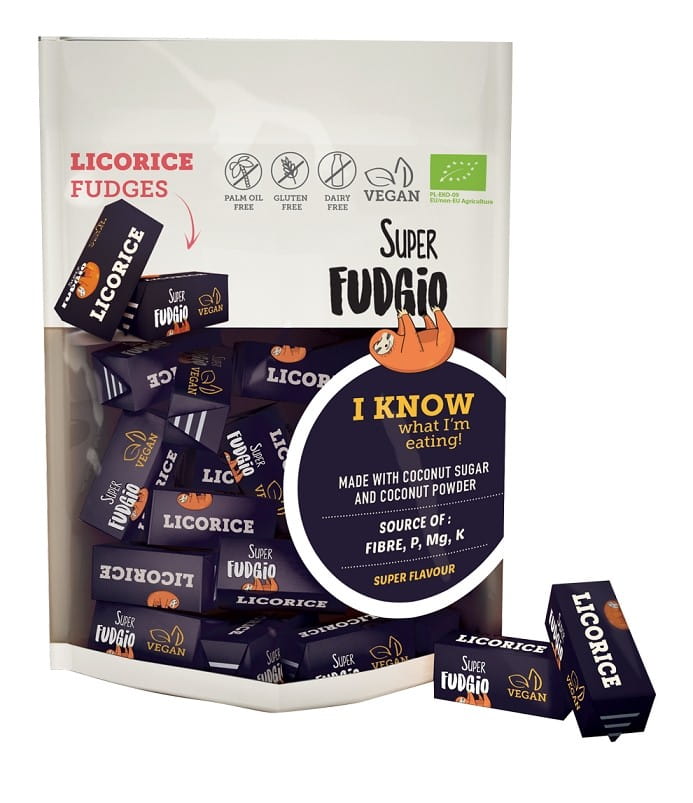 Glutenfreier Lakritzfondant BIO 150 g - ME GUSTO (SUPER FUDGIO)