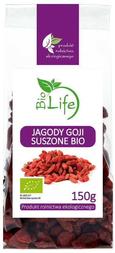 Getrocknete Goji-Beeren 150g ECO BIO LIFE