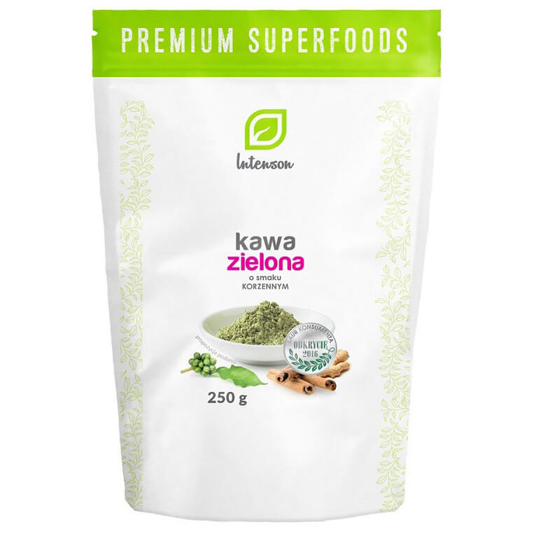 Grüner gemahlener Kaffee mit würzigem Geschmack 250g INTENSON