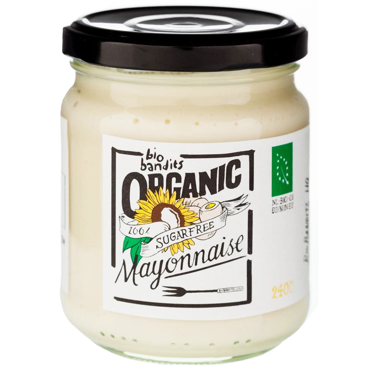 Eiermayonnaise ohne Zuckerzusatz BIO 240 ml - BIO BANDITS