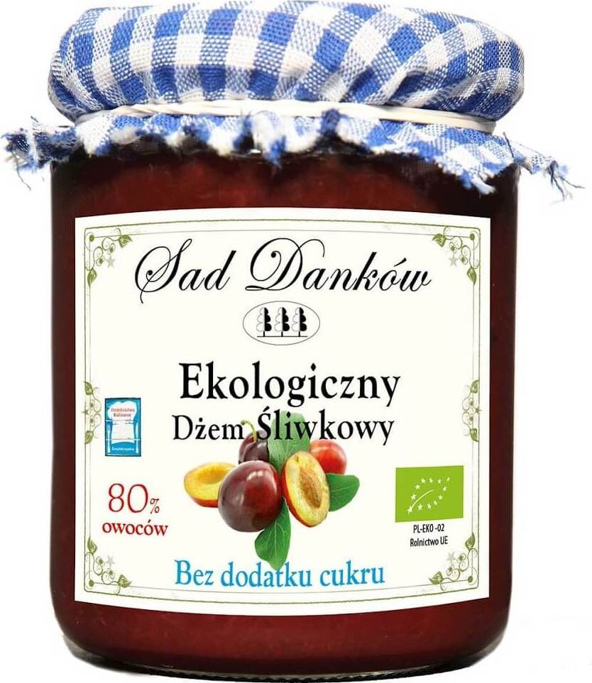 BIO Pflaumenmarmelade 260 g - SAD DANKÓW