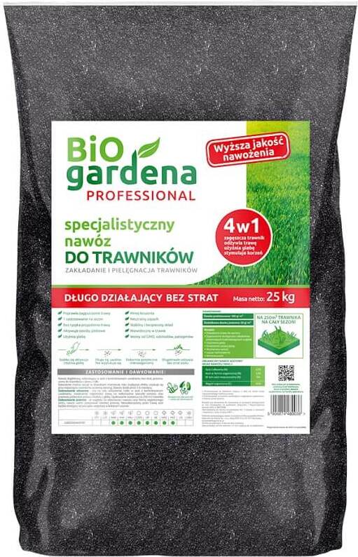 Spezialdünger für Rasen EKO 25 kg - BIO GARDENA