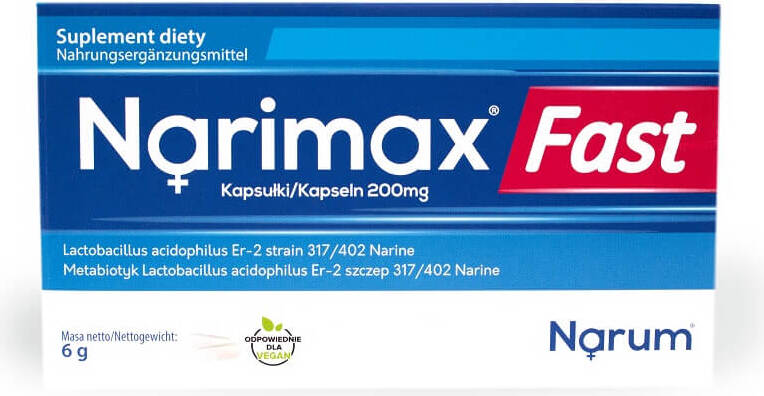 Narimax schnell schnell - metabiotisches Narine 200 MG 30 Kapseln NARUM
