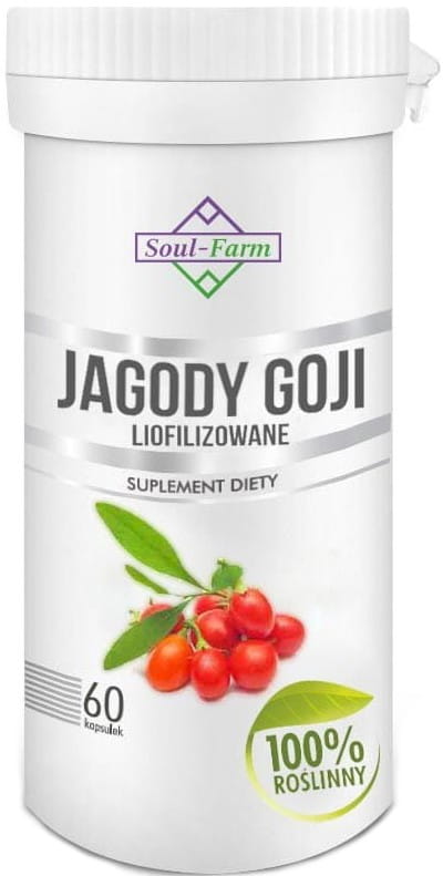 Gefriergetrocknete Goji-Beeren 670 MG 60 Kapseln - SOUL FARM