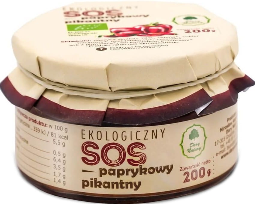 Pikante Pfeffersauce BIO 200 g - GESCHENKE DER NATUR