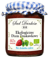 Erdbeermarmelade ohne Zucker BIO 260 g - SAD DANKÓW