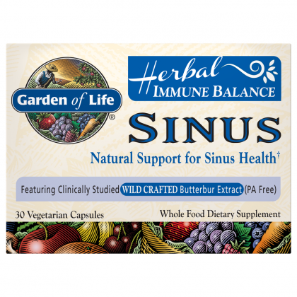 Herbal Immunbalance Sinus 30 Kapseln GARDEN OF LIFE