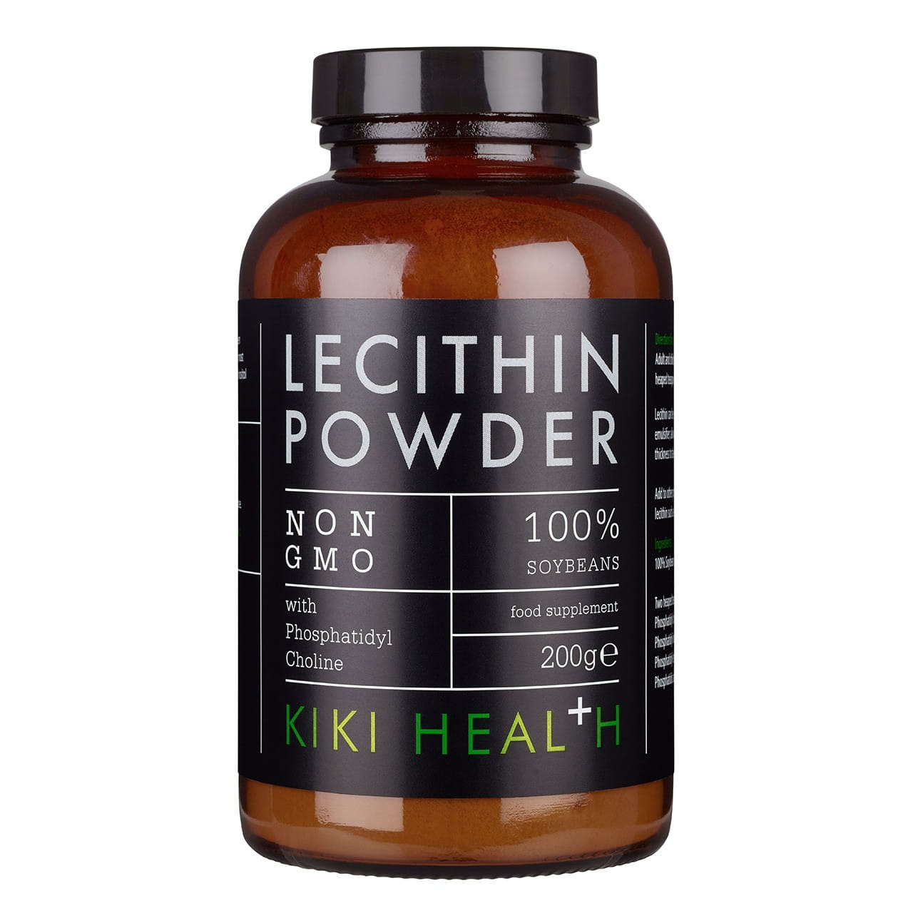 Lecithinpulver Sojalecithin gentechnikfrei 200 g KIKI HEALTH