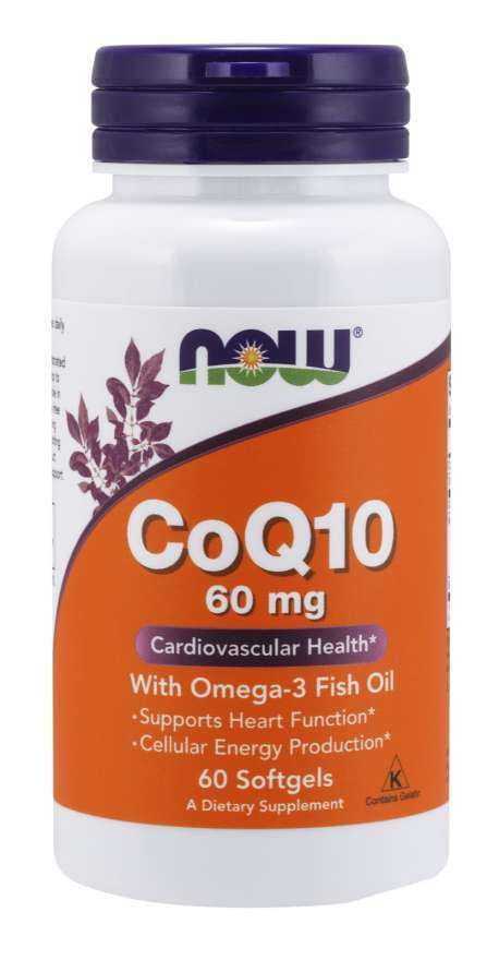 Coenzym Q10 und OMEGA3 60 Kapseln NOW FOODS