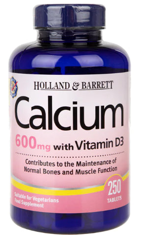 Calcium plus Vitamin D3 250 Tabletten HOLLAND & BARRETT