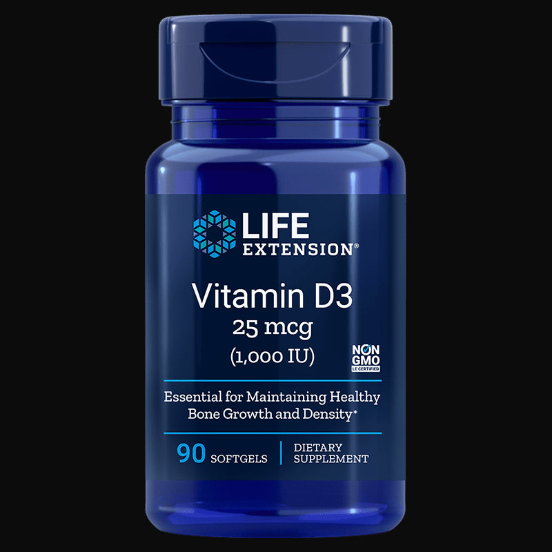 Vitamin D3 1000 IE 90 Kapseln LEBENSVERLÄNGERUNG