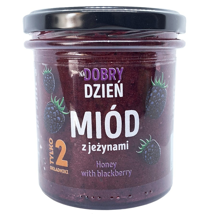 Honig mit Brombeere "für einen guten Tag" 375g KOZACKI BEEBERRY