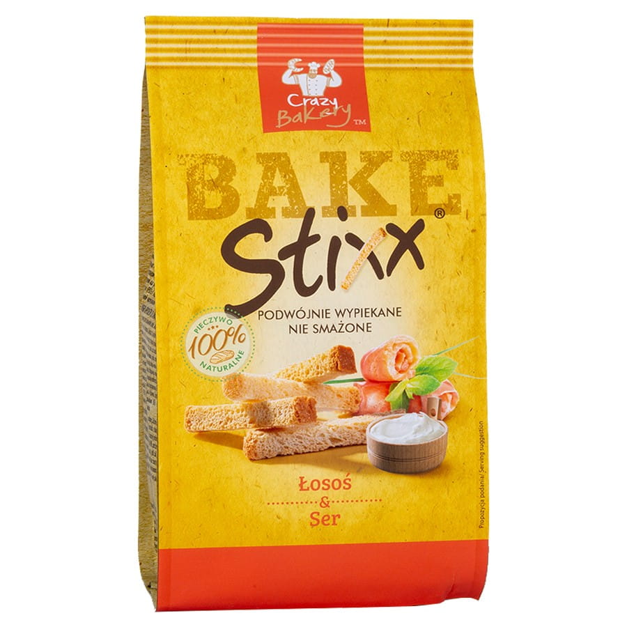 Brotfinger Lachs und Käse 60g BAKE STIXX