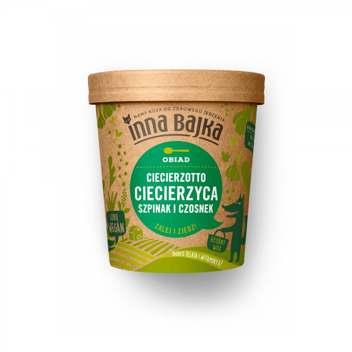 Kichererbsen, Spinat und Knoblauch 70 g ANDERE GESCHICHTE