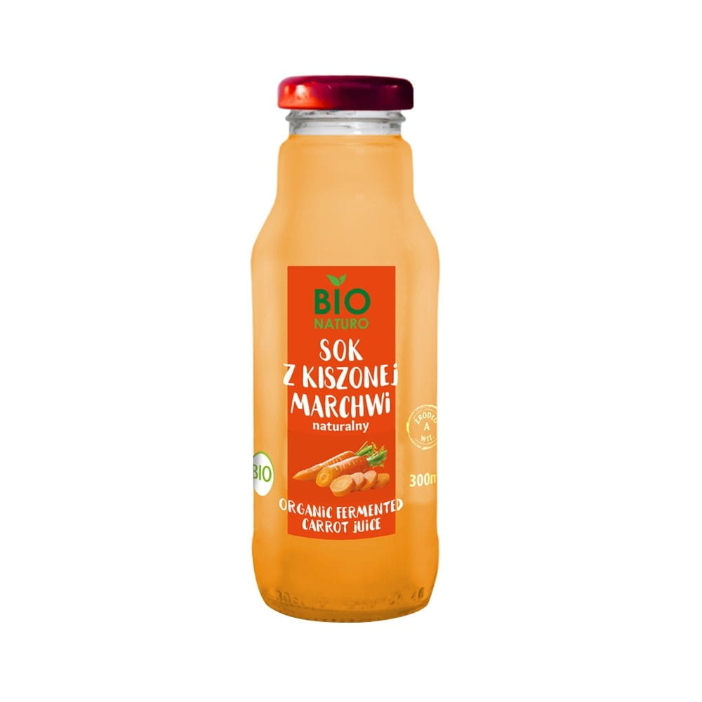 Natürlich eingelegter Karottensaft BIO 300 ml BIONATURO