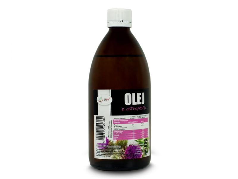 Mariendistelöl, kaltgepresst 500ml - VIVIO - Biogo.de