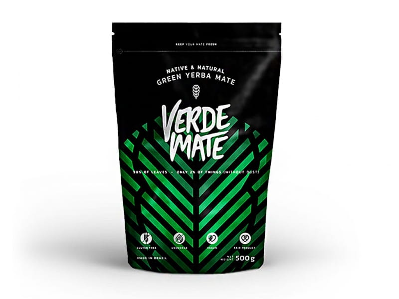 Yerba grün despalada 500g VERDE MATE - Biogo.de