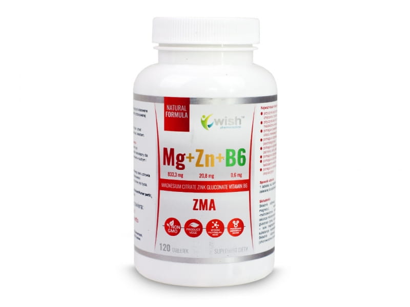 Magnesium + Zink + Vitamin B6 - 120 Kapseln WISH - Biogo.de