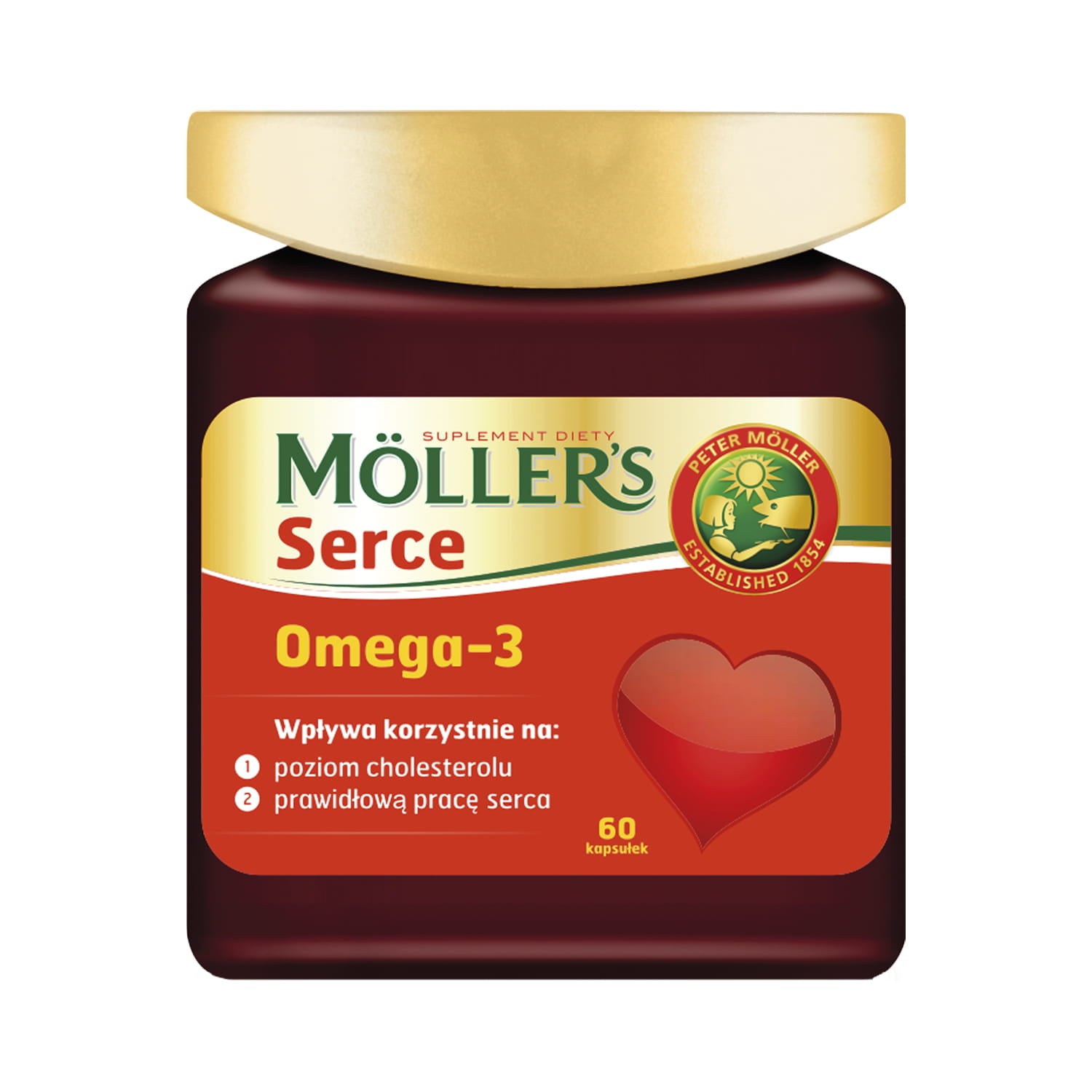 Das Herz von OMEGA - 3 60 Kapseln MOLLER'S MOLLERS
