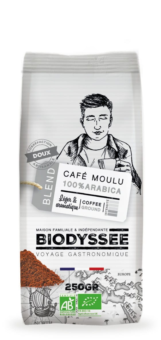 Kaffee 100% Arabica, mild, gemahlen 250g ECO BIODYSSEE - Biogo.de