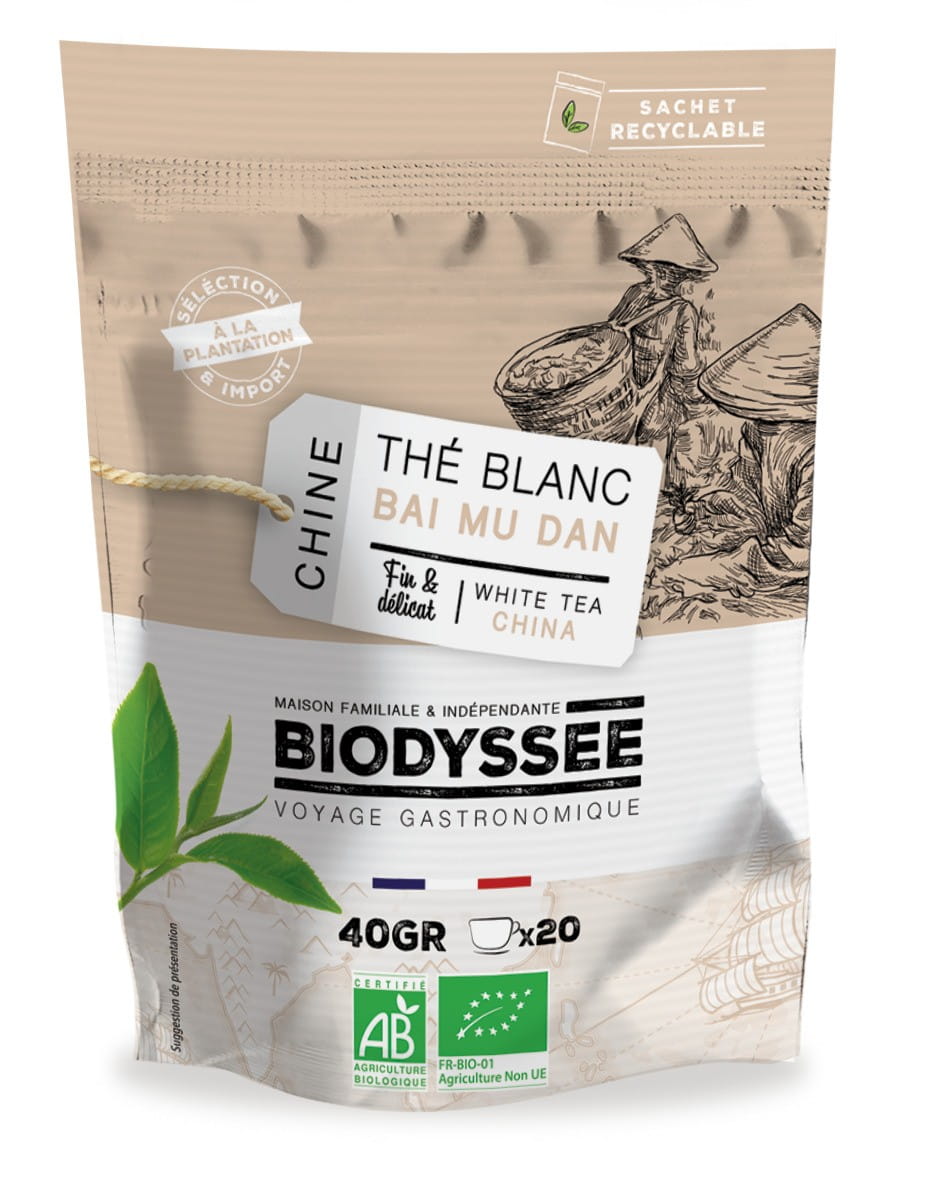 Weißer Tee Bai Mu Dan 40g ECO BIODYSSEE - Biogo.de