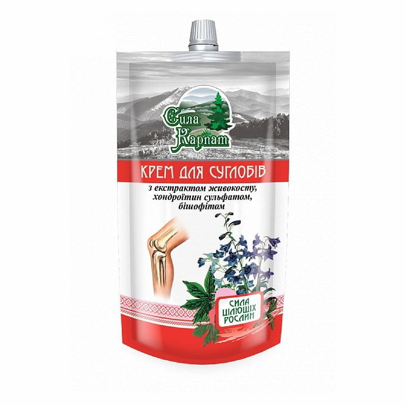 Die Kraft der Karpaten-Creme für Gelenke mit Beinwell Chondroitin Bischofit 100ml DIE KRAFT DER KARPATEN - Biogo.de