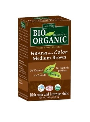 Henna für Haare ECO mittelbraun 100g INDUS VALLEY - Biogo.de