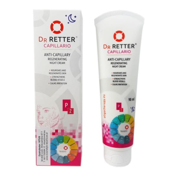 Capillario Nachtcreme für Gefäße 90 ml DR RETTER - Biogo.de