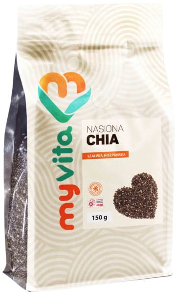 150g Chiasamen senken MYVITA den Blutdruck - Biogo.de