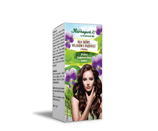 Für die Haut von Haaren und Nägeln 30 Tabletten HERBAPOL - Biogo.de