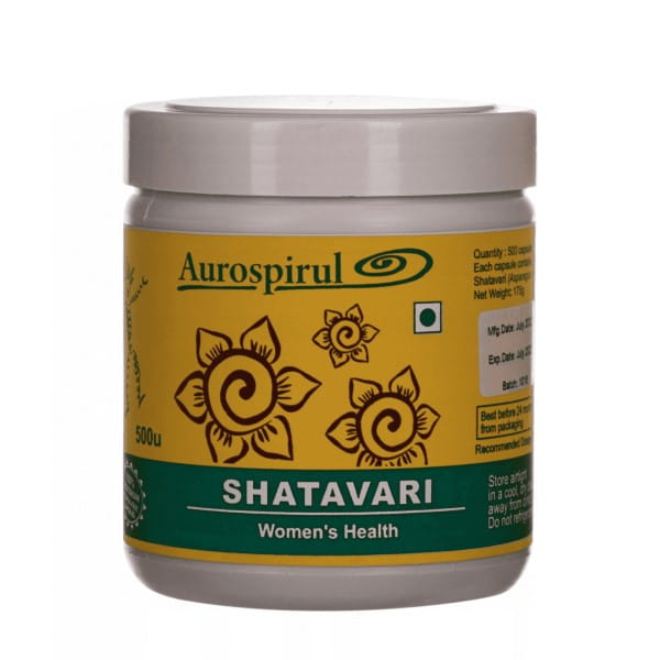 Shatavari 500 Kapseln für Frauen AUROSPIRUL - Biogo.de