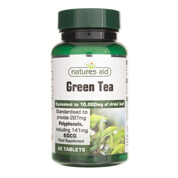 Grüner Tee 60 Tab. NATURES AID Antioxidans - Biogo.de