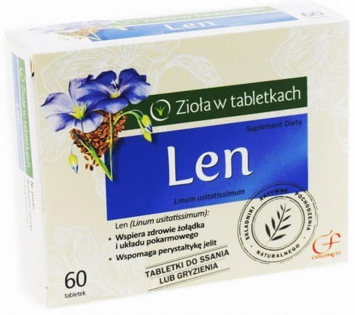 Flachs 60 Tabletten zur Verdauung des Darms COLFARM - Biogo.de