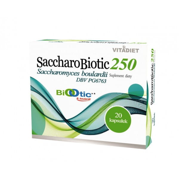 Saccharobiotic 250 20 Kps. Nahrungsergänzungsmittel VITADIET - Biogo.de