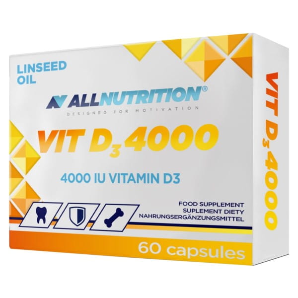 Vitamin D3 4000 60 Kapseln ALLNUTRITION - Biogo.de