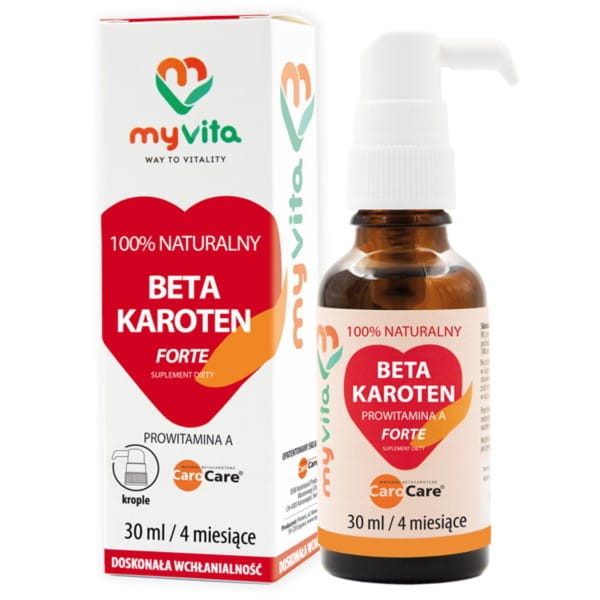 Beta-Carotin FORTE 30 ml Provitamin A MYVITA - Biogo.de