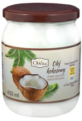 Kaltgepresstes Kokosöl 450 ml OLVITA - Biogo.de