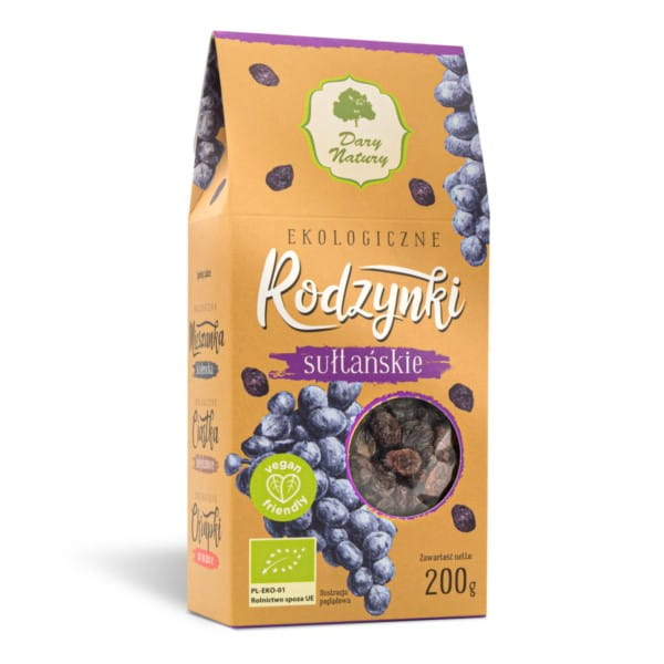 Bio Sultan Rosinen 200 g GESCHENKE DER NATUR - Biogo.de