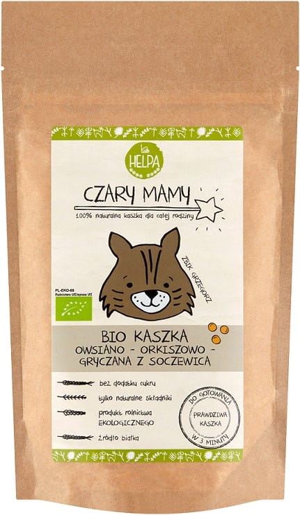 Hafer - Dinkel - Buchweizenbrei mit Linsen BIO 200 g - HELPA - Biogo.de