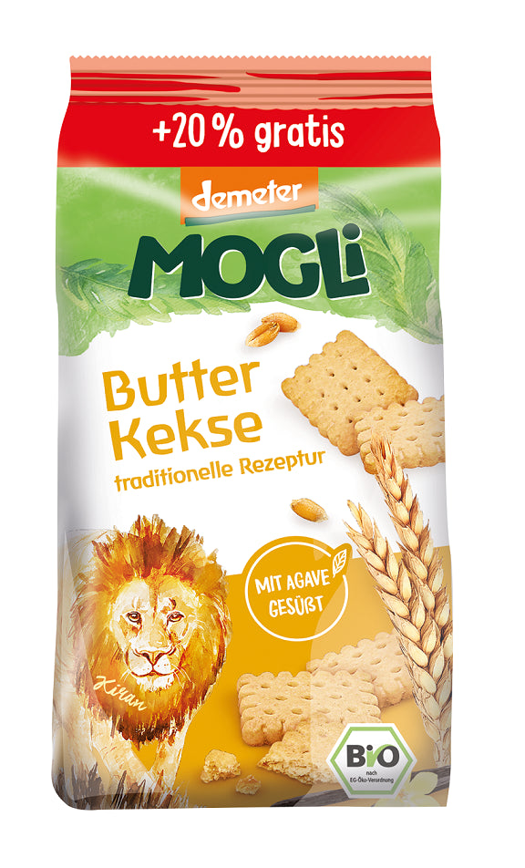 Butterkekse BIO demeter 125 g + 25 g gratis - ICH KANN - Biogo.de