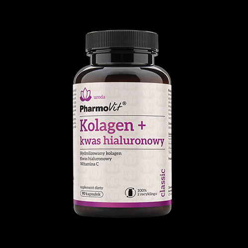 Kollagen + glutenfreie Hyaluronsäure 90 Kapseln 5715 g - PHARMOVIT - Biogo.de