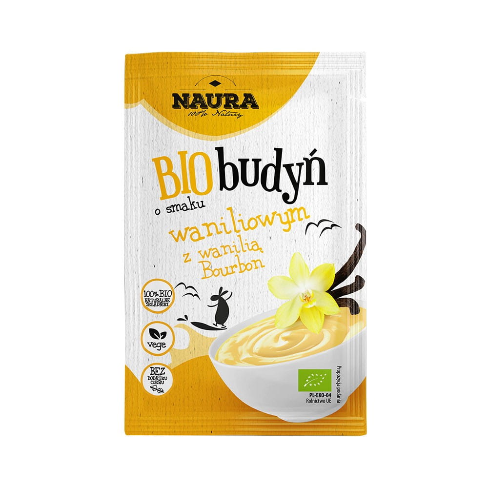 Pudding mit Vanillegeschmack BIO 38 g - NAURA - Biogo.de